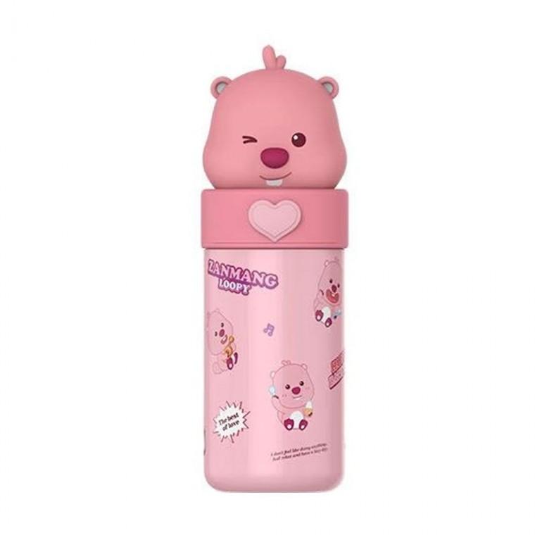 316 스텐 휴대용 텀블러 350ml 잔망 루피 입체 피규어 초등학생 어린이 아동 물병