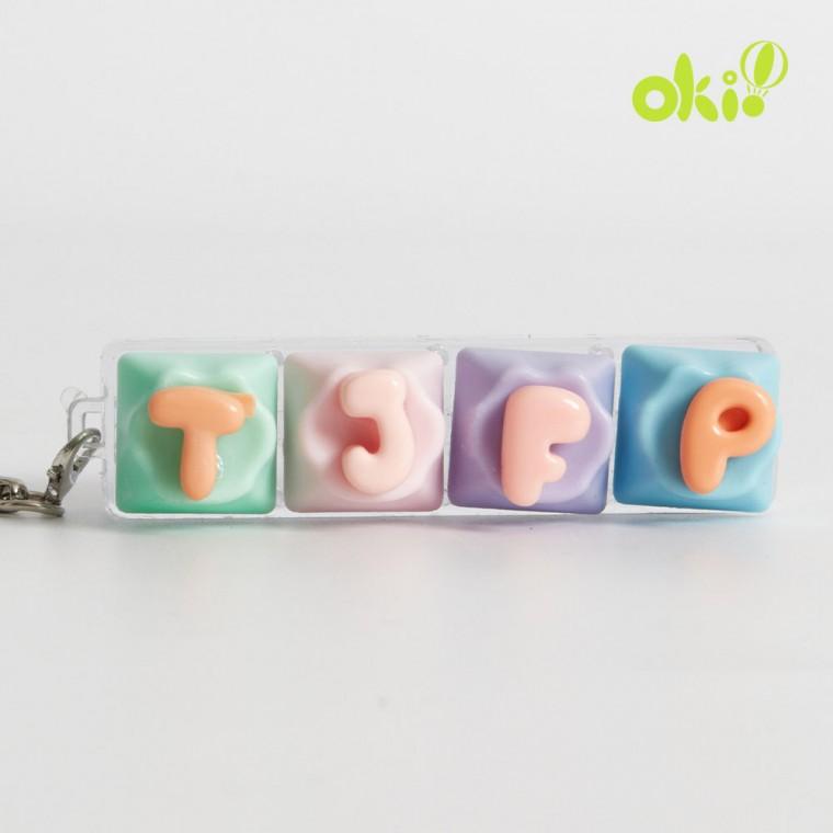 오키오 MBTI LED 키캡 키링
