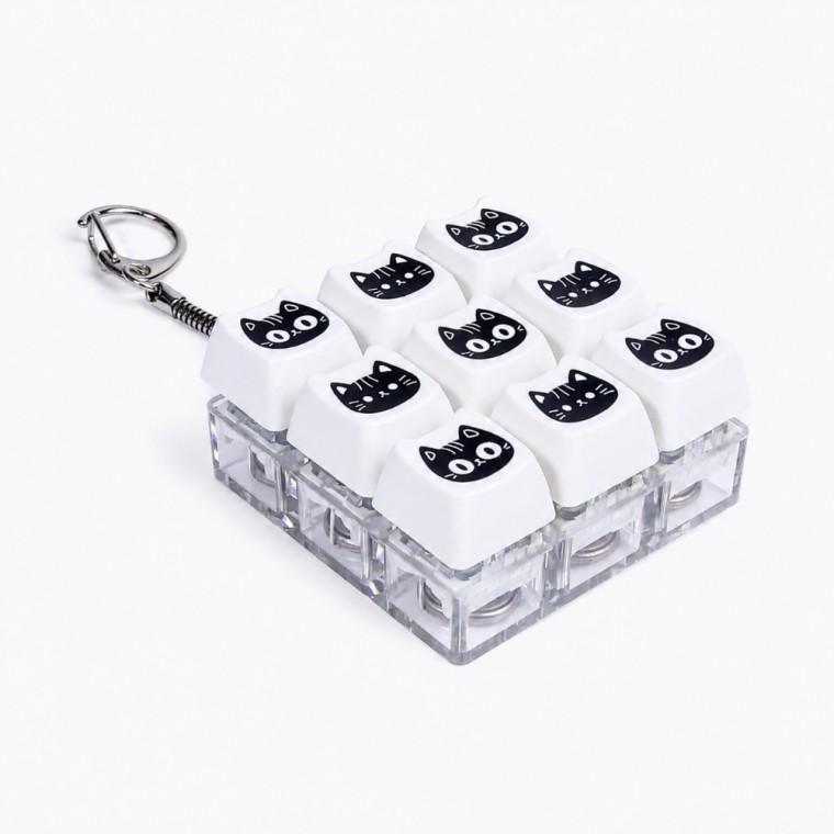 고양이 LED 피젯 키링