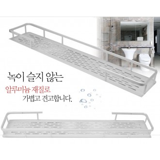 I40013A 바스 알루미늄일자선반60/욕실선반