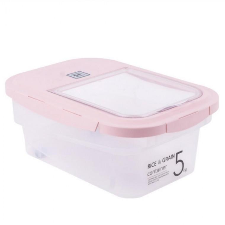 쌀통 5kg 잡곡 밀폐 보관 주방 정리 안전