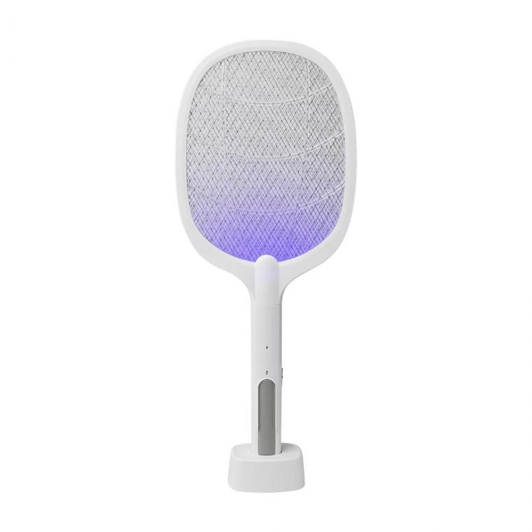 벌레트랩 여름철 충전식 전기파리채 모기채 2in1 전기 전자 해충트랩