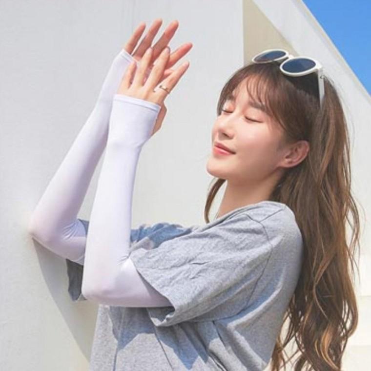 5색 1개 쿨토시 팔토시 팔커버 엄지구멍 슬리브 가리개 골프 운전 야외 햇빛차단