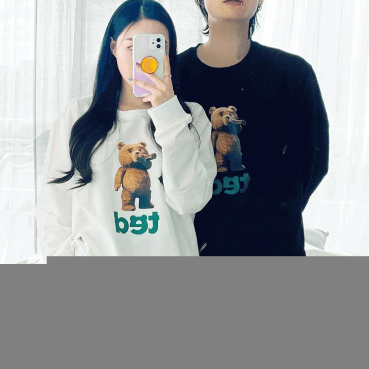 가을 나발곰 맨투맨