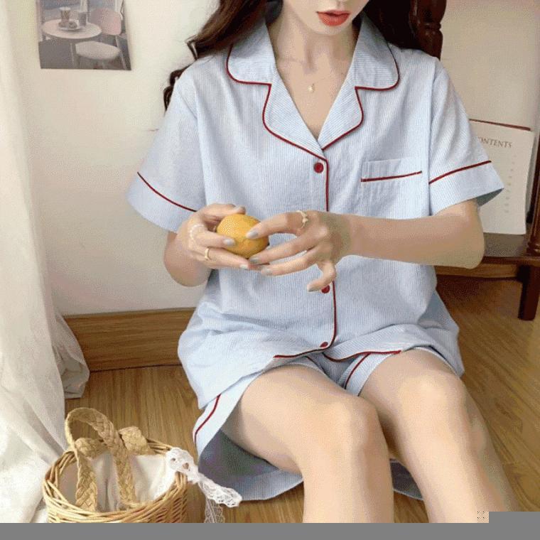 썸머 스트라이프 파자마세트