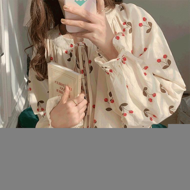 톡톡체리 파자마원피스