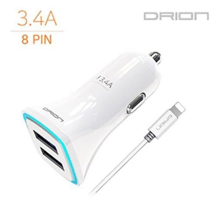 EA 드리온USB2포트 차량용 충전기 3.4A DR-CC1-342-8P