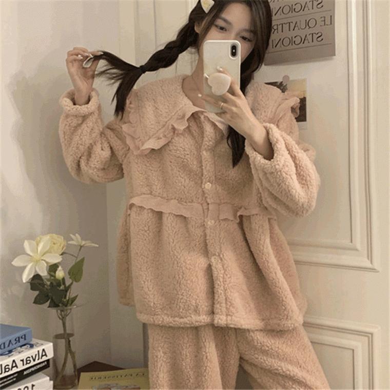 럽미 극세사 파자마세트