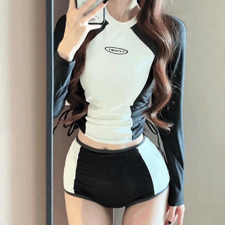 (캡내장/4pcs)워터셔링 래쉬가드