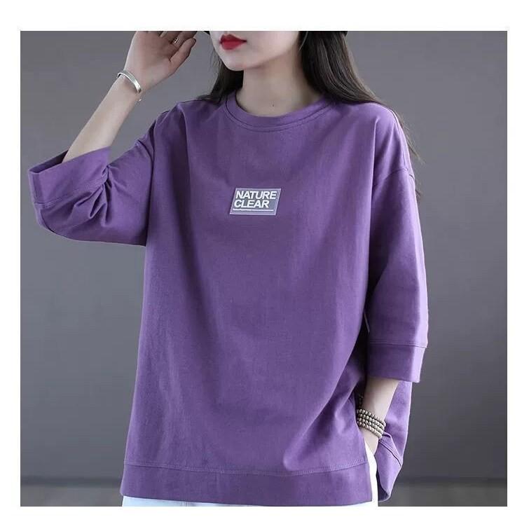초특가세일 봄 여름 패션라벨 7부소매 티셔츠 SH200