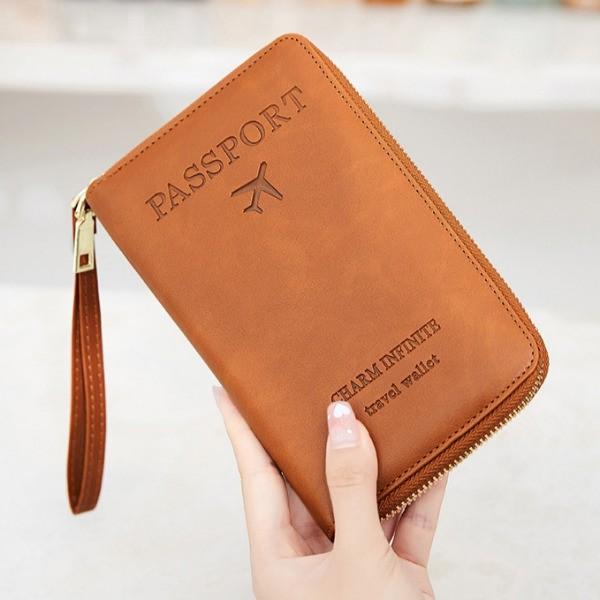 클래식 지퍼돌이 여권지갑 passport wallet-2