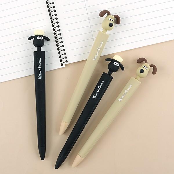 핑크풋 월레스와 그로밋 피규어 삼각샤프 0.5mm