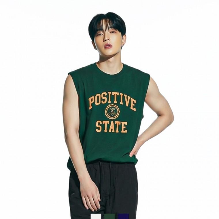 남자 레터링 오버핏 나시티