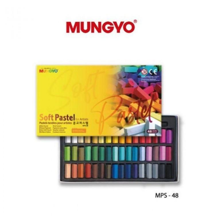 MUNGYO 일반 사각파스텔 48색세트/MPS-48