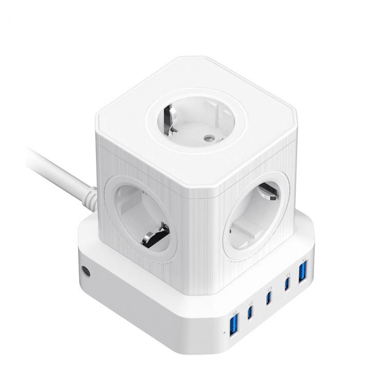 버티컬 멀티탭 5구 4000w 동시충전 고속 65w 220V A타입 C타입 노트북 스마트폰 가정용 원룸 사무실