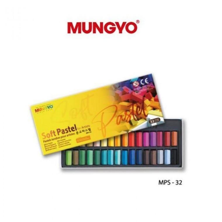 MUNGYO 일반 사각파스텔 32색세트/MPS-32