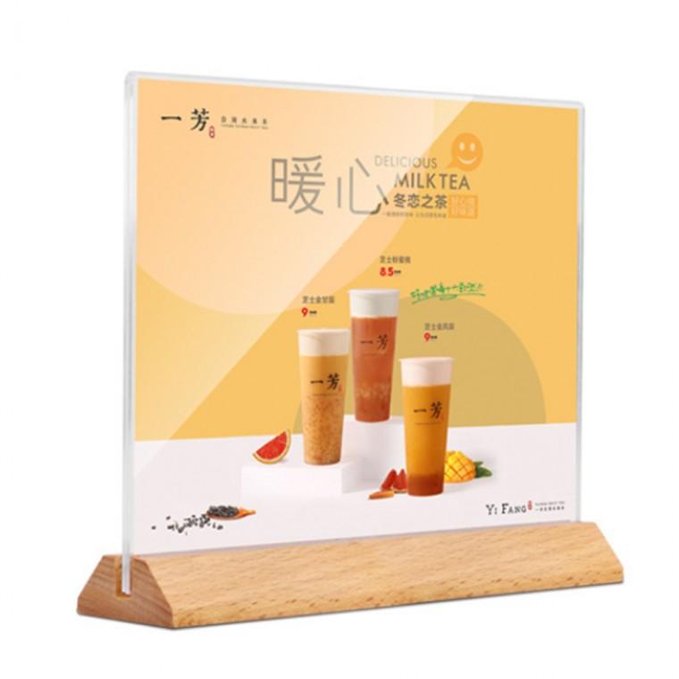 A5 아크릴꽂이 메뉴판 POP꽂이 스탠드 안내판 가로형