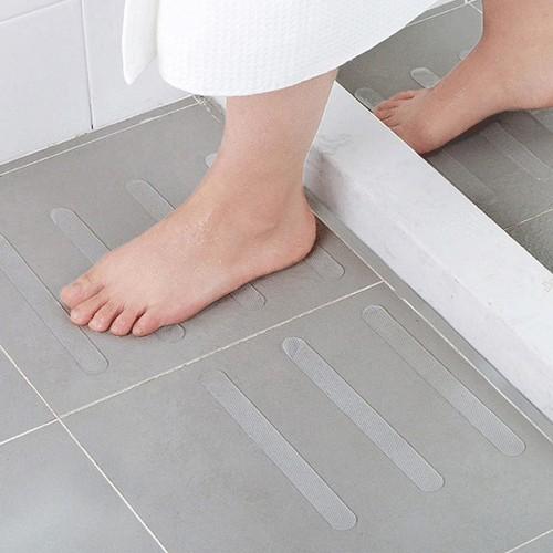 [리빙꿀템] 욕실 바닥 미끄럼방지 스티커 논슬립패드 욕조 화장실 테이프 20개입 세트