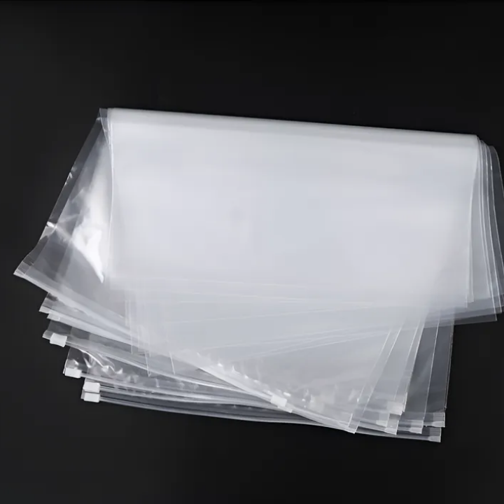 30x40 투명 PVC 슬라이드 비닐 지퍼 파우치 의류 소품 보관 패킹백