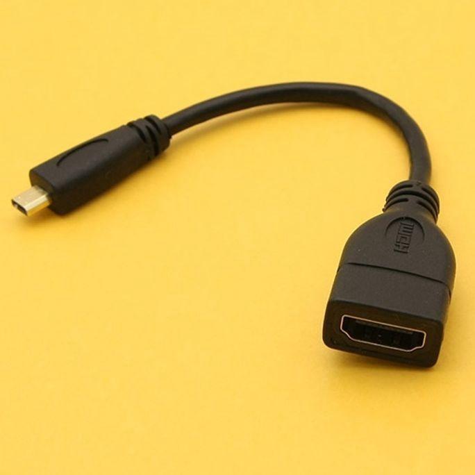 HDMI 젠더 Micro HDMI(M) - HDMI (F) 15cm 영상케이블
