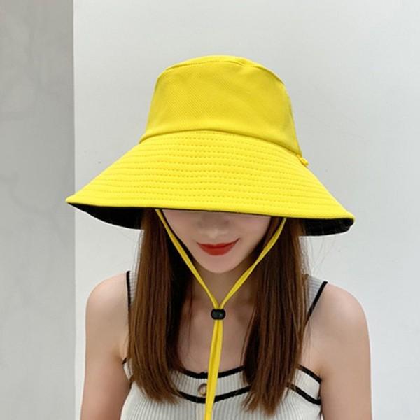 여성 7컬러 양면 끈 탈부착 패션 벙거지 모자 HAT24