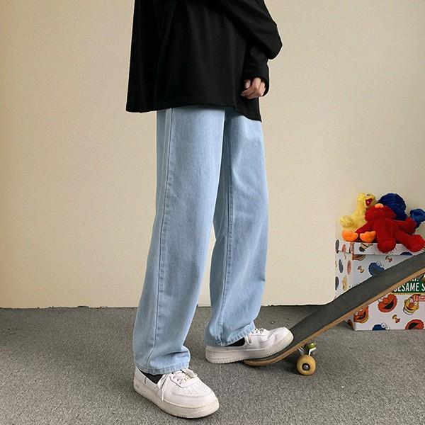 남성 데일리 일자 청바지 와이드 데님팬츠 IS-DNP10
