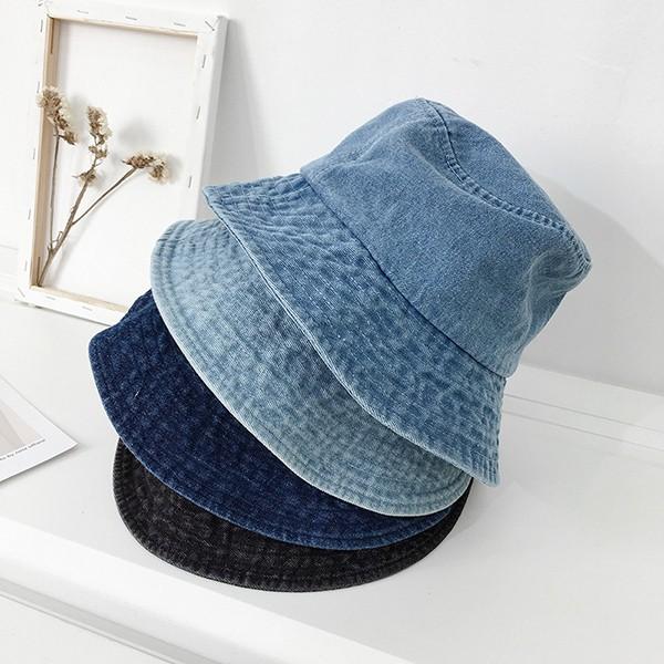 빈티지 데님 4컬러 여성 버킷햇 HAT39