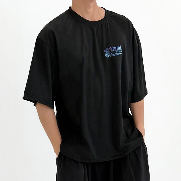 모던 심플 그래픽 데일리 반팔티셔츠 IS-TS60