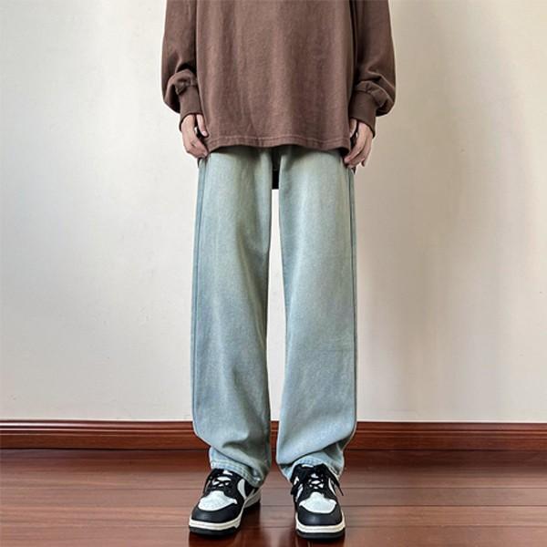 1컬러 연청 데일리 일자바지 데님 팬츠 IS-DNP08