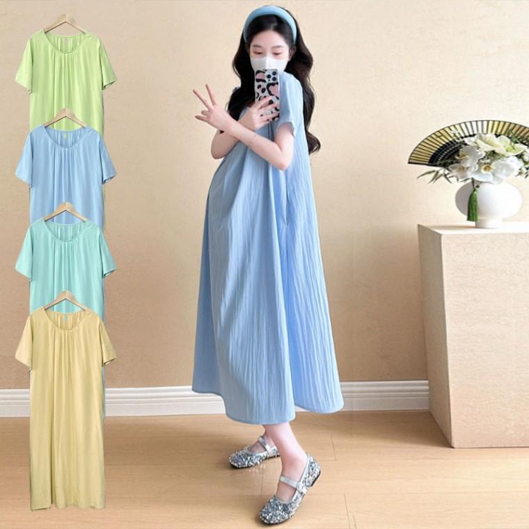 데일리 임부 플 루즈핏 원피스 SIS-868