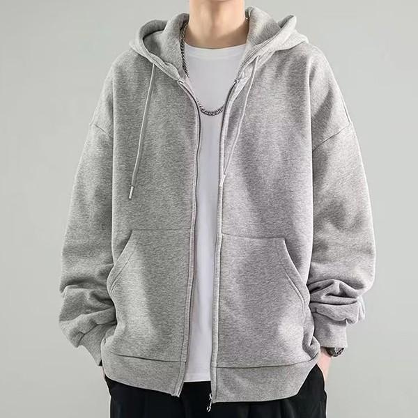 2컬러 남성 베이직 디자인 클래식 후드집업 IS-JK48