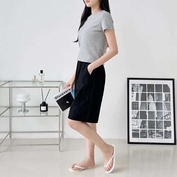 데일리 인견 시어벤 카고 5부 반바지 SD-250723