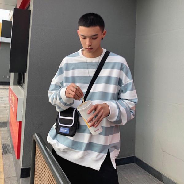라운드넥 남자긴팔티셔츠 오버핏맨투맨 IS-TS04