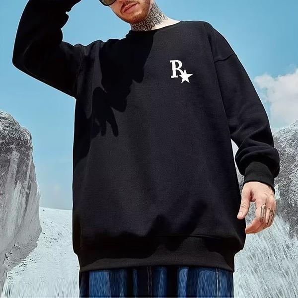 2컬러 남성 오버핏 캐주얼 데일리 맨투맨 IS-TS82