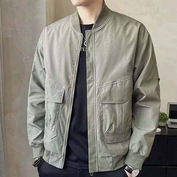 남성 블루종 경량 루즈핏 데일리 항공점퍼 IS-JK31