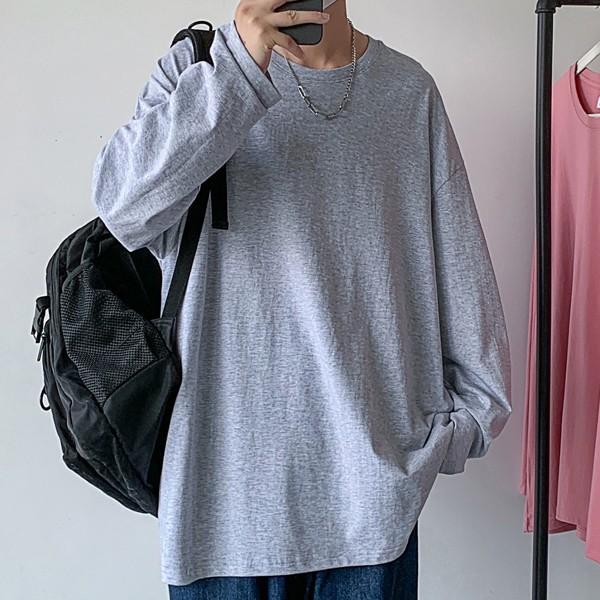 데일리 베이직 라운드넥 이너티 남성 긴팔티 IS-TS16