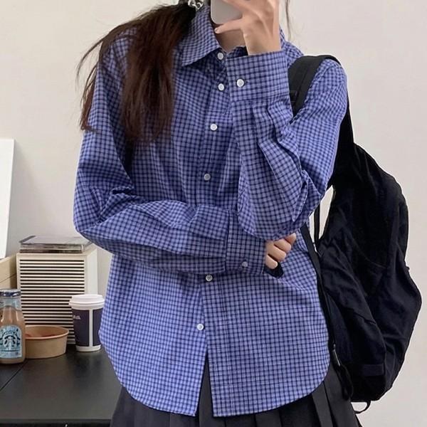 데일리 모리걸 여성 캐주얼 루즈핏 긴팔 셔츠 LK-HB05