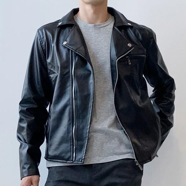 라이더자켓 바이커 가죽자켓 벨트 래더룩 RIDER02