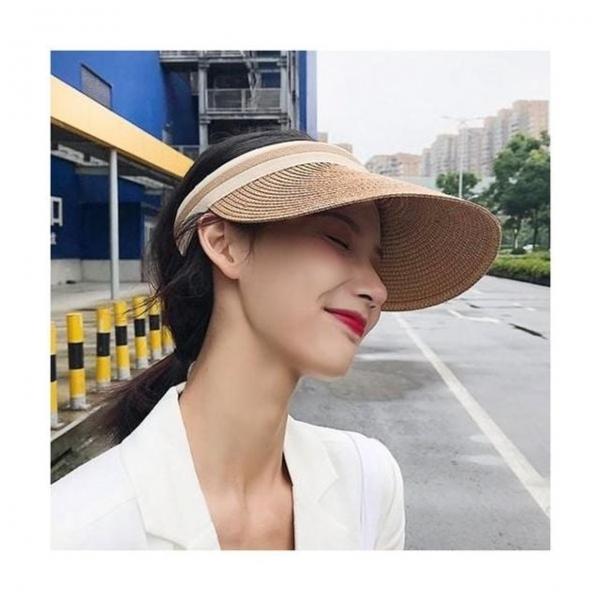 라탄 선캡 모자 챙 썬캡
