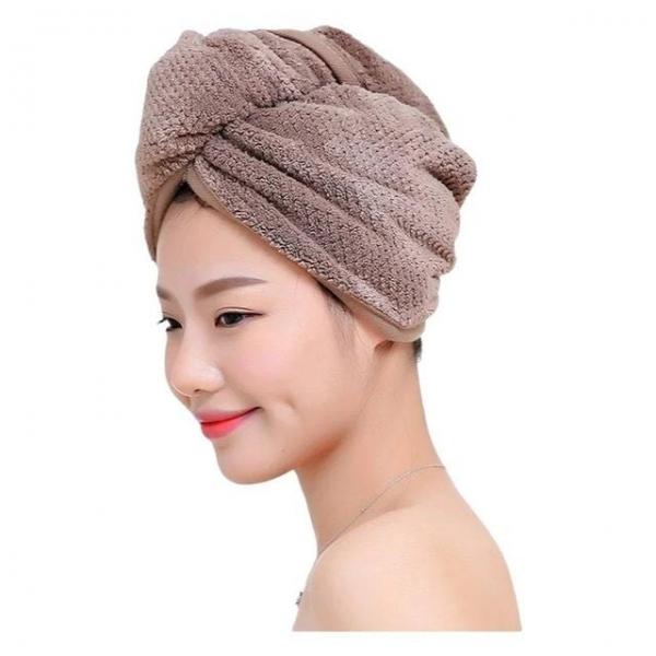 사이노텍 머리 수건 샤 타월 빠른 건조 흡수 캡 모자 1개 비치타올 터번