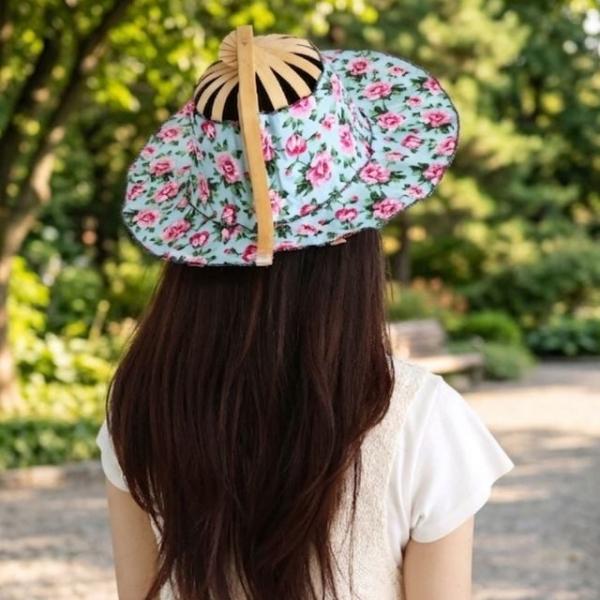 501371 무더위 부채겸용 모자