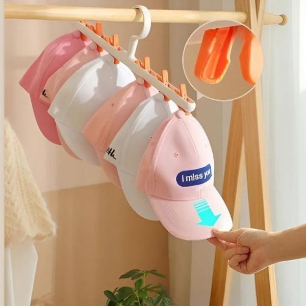 WL 모자걸이 모자정리대 집게걸이형 모자 거치대 진열대 정리 보관 수납 정리함