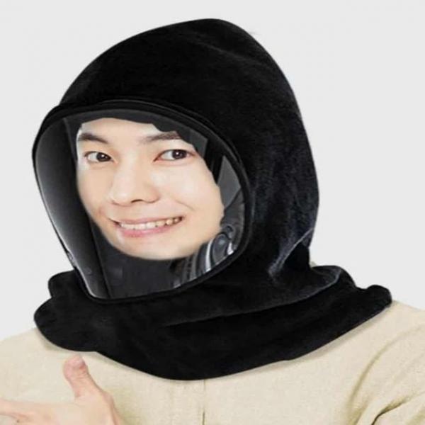 겨울 후드모자 겨울귀달이모자 방한커버 겨울얼굴가리개
