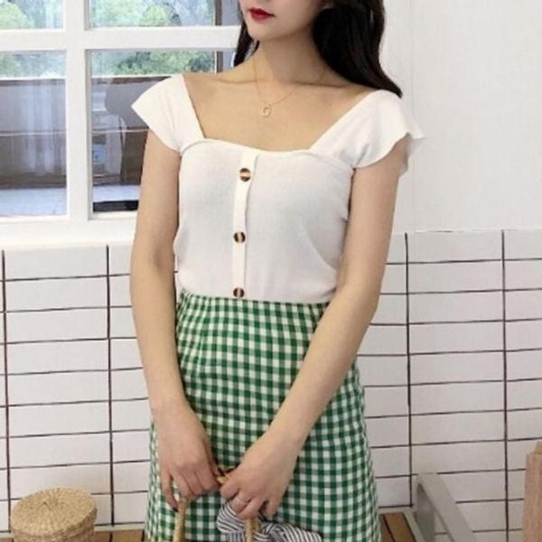 여성 민소매 여름 페미닌 미니멀 봄신상 출근룩