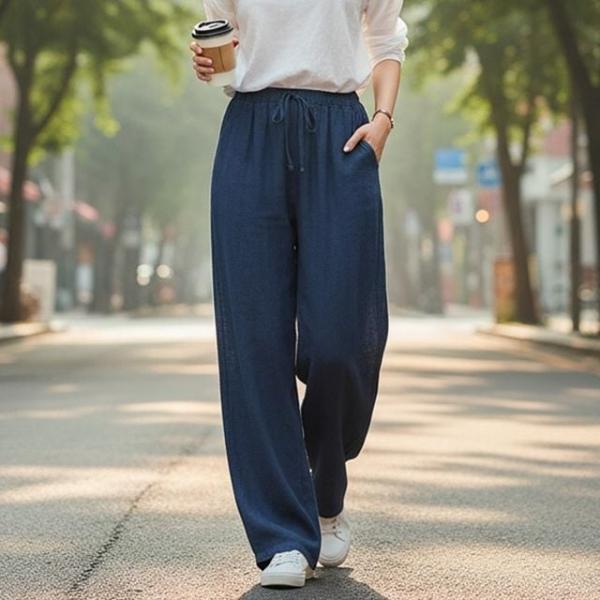 SD-262075 마바지 본치스 린넨 여름 얇은 와이드팬츠