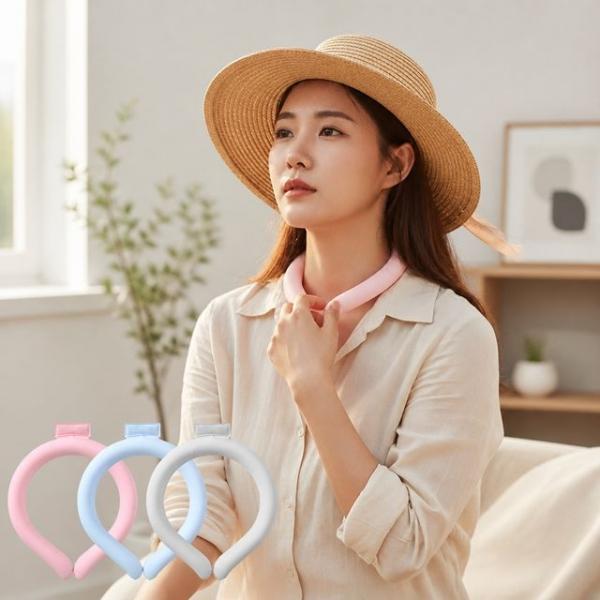아이스 SD-260430 목걸이형 냉감 스카프 여름 아이스머플러 냉각 밴드
