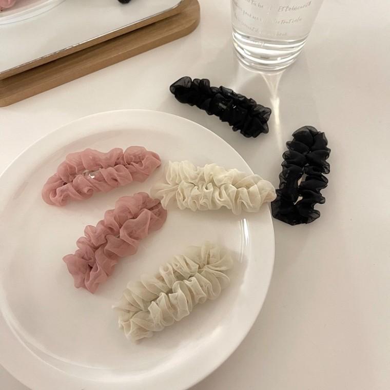 비비드 아이보리 블랙 핑크 삼각 사각 똑딱삔 삔 핀 포인트 데일리 하이틴 세트 핸드메이드 쉬폰 레이스