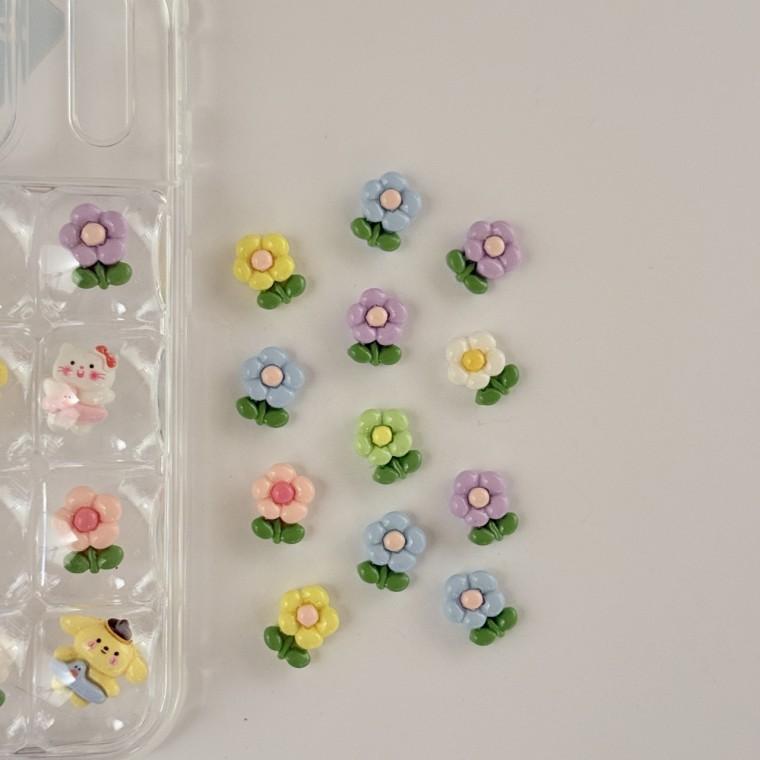 포코7 꽃 플라워 미니 귀여운 포코포코 키캡파츠 키캡 꾸미기 DIY 파츠