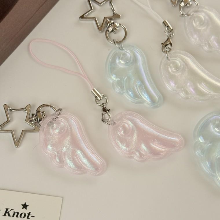 엔젤코어 천사 날개 엔젤 키링 폰줄 윙 가방 열쇠고리 미니