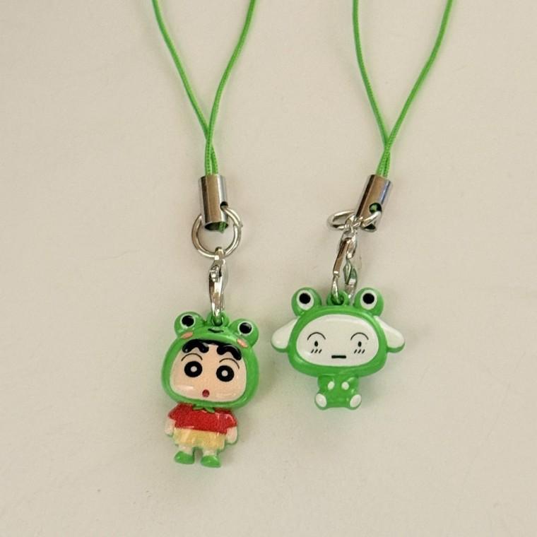개구리 흰둥이 짱9 고양이 캣 컬러 알록달록 DIY 키링 열쇠고리 폰줄 가방꾸미기 포인트 소품샵